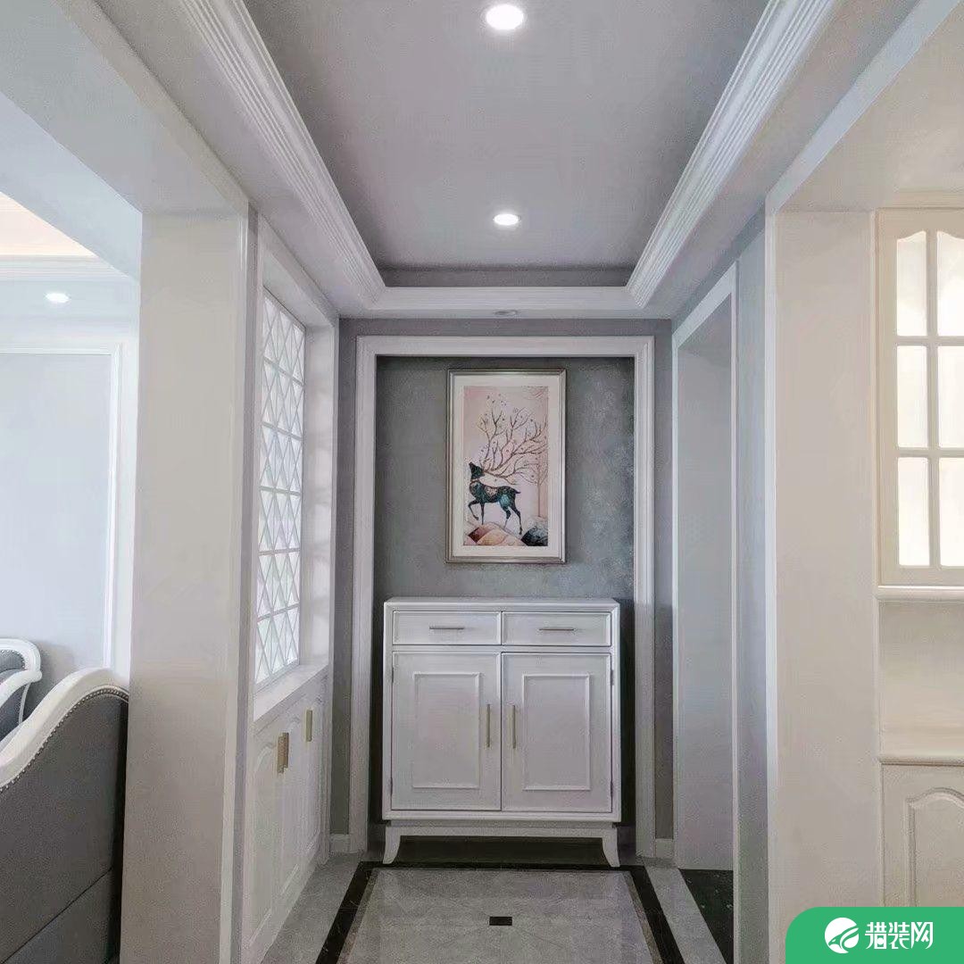 杭州简约美式风格三居室装修案例效果图展示