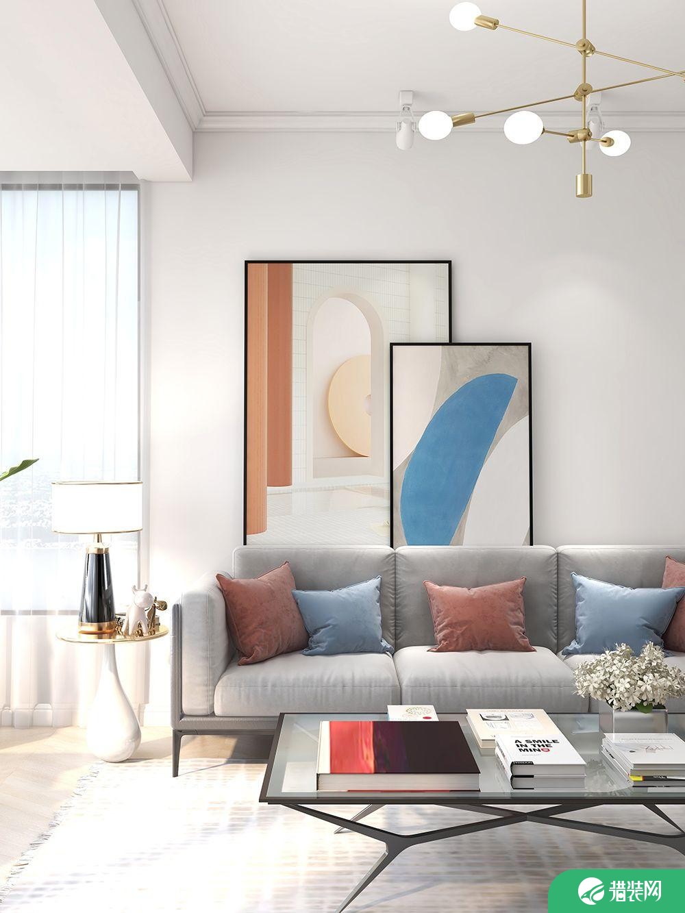 南宁嘉和城布洛可106平米极简风格四室装修，是一种精致生活的体现
