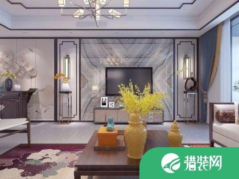 廊坊胜芳米兰雅居新中式别墅装修案例展示