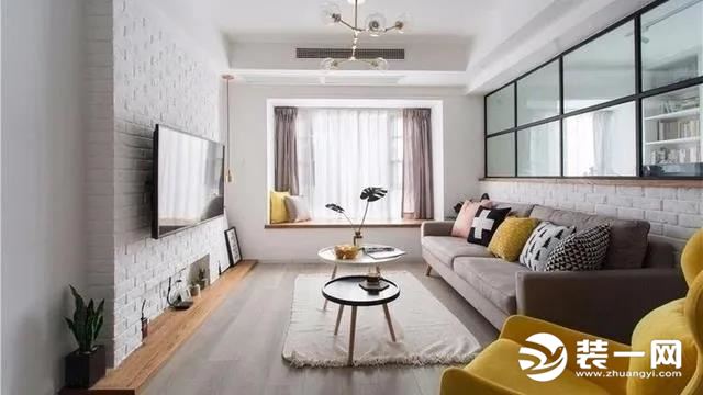 济南绿地新都会140平三居室现代风 有质感的设计效果