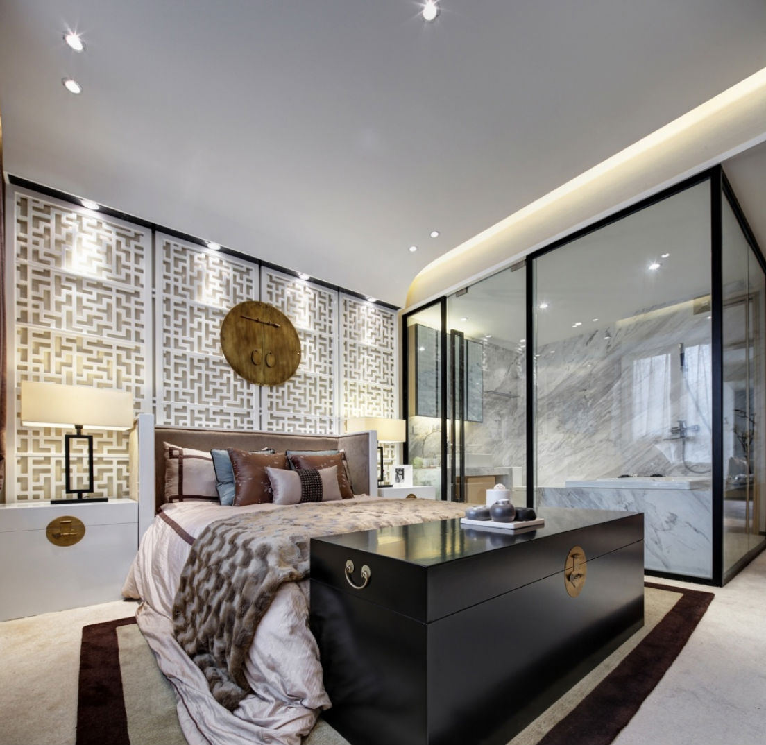 新中式三居室装修，高端大气，彰显意境之美