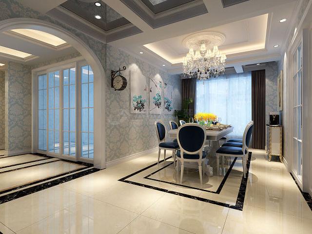 龙湖香醍170㎡欧式新古典风格，四居室装修案例
