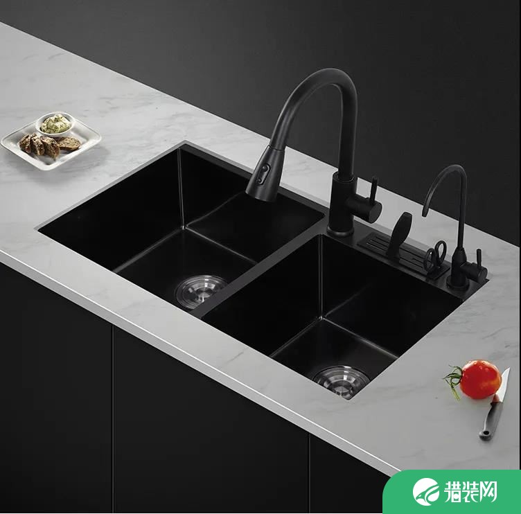 厨房双槽水槽设计效果图