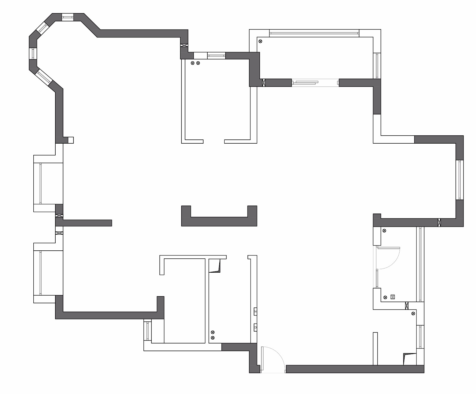 华润橡树湾180㎡现代精致住宅装修设计图