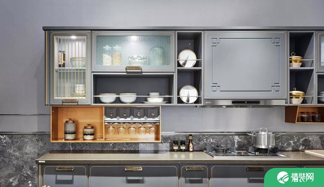 厨房橱柜灯光安装设计效果图