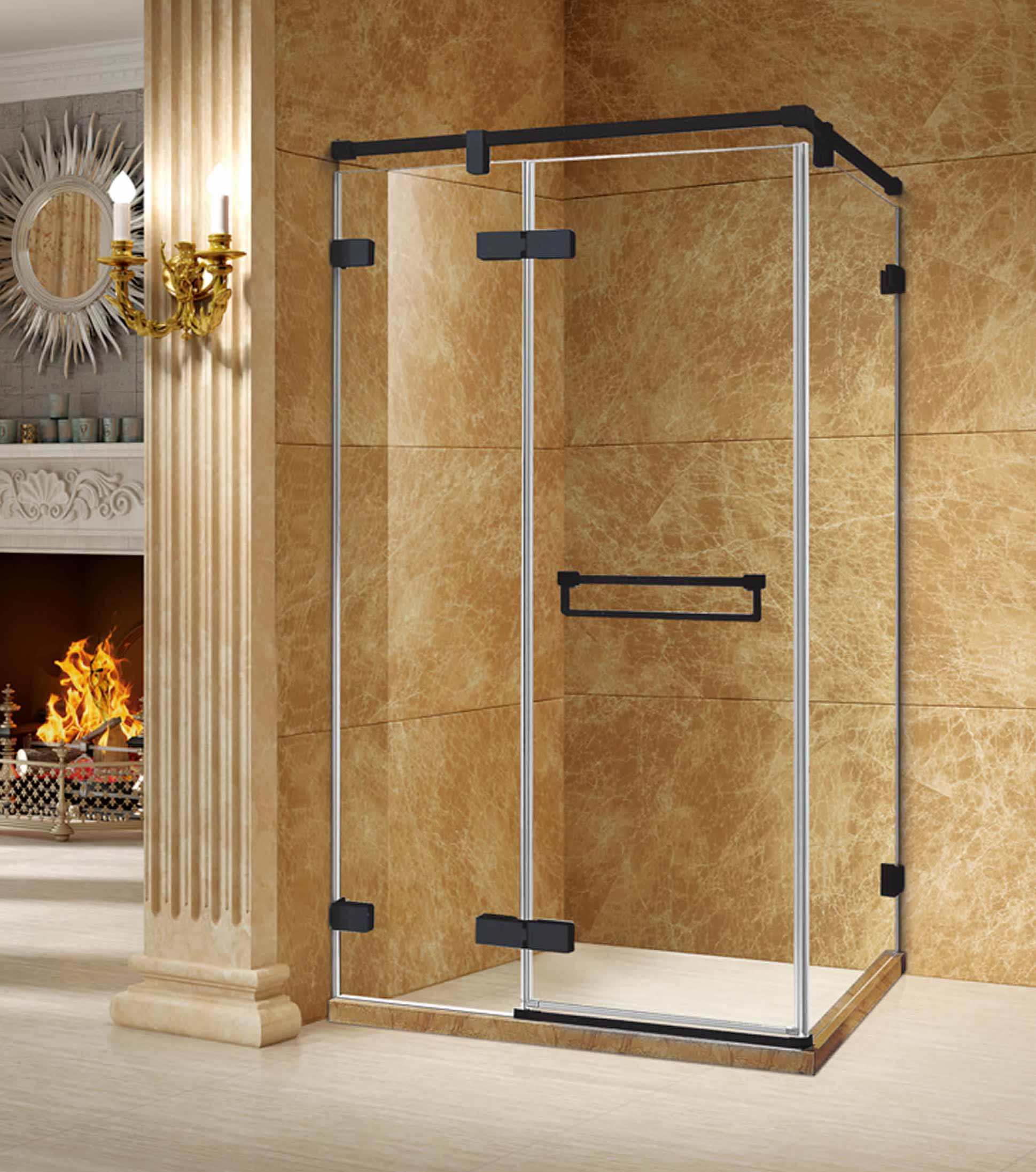 11平米卫生间古典风格淋浴房隔断装修效果图