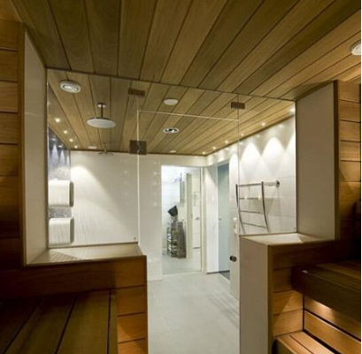 89平米房子衛生間桑拿板吊頂現代歐式風格裝修效果圖
