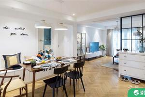茂名装修网|40平方米单身公寓装修效果图 温馨舒适的北欧风
