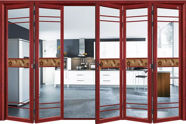 开放式厨房折叠门现代简欧风格装修效果图