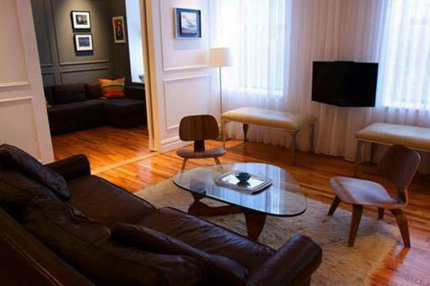 不同款型的公寓客厅装修效果图展示