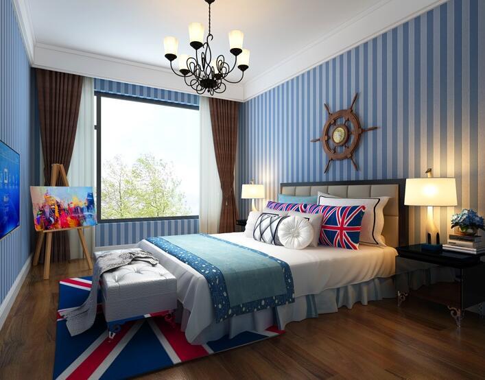 小户型地中海风格卧室室内装修效果图