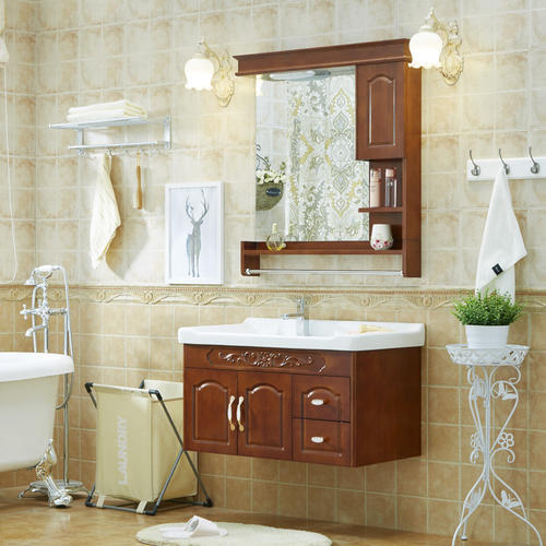 130平美式风格房子洗手池装修效果图