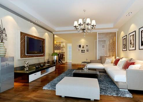180平米房子新古典风格白色地板装修效果图