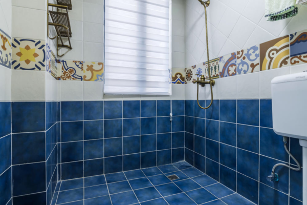 150平米别墅地中海风格厨房卫生间地砖装修效果图