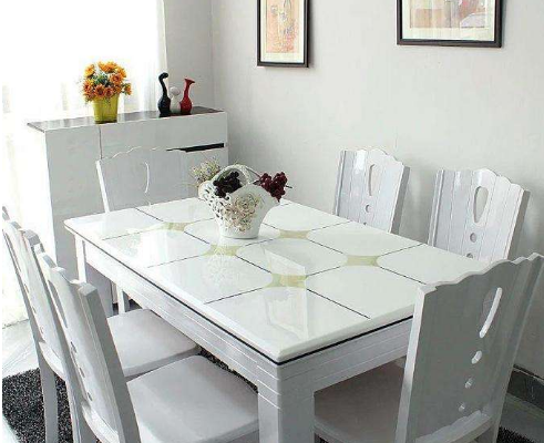 15万元以内农村别墅美式工业风风格白色餐桌装修效果图