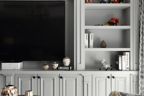 简美风格电视橱柜设计装修效果图