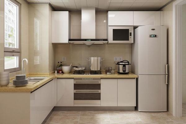 150平米大户型简约风格厨房吸塑橱柜装修效果图