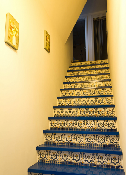 2015现代地中海风格阁楼楼梯装修效果图