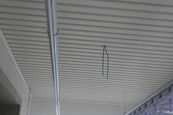 8平米阳台竹木纤维吊顶装修效果图