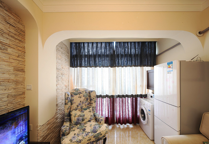 68平米田园风格温馨一居室小户型装修效果图