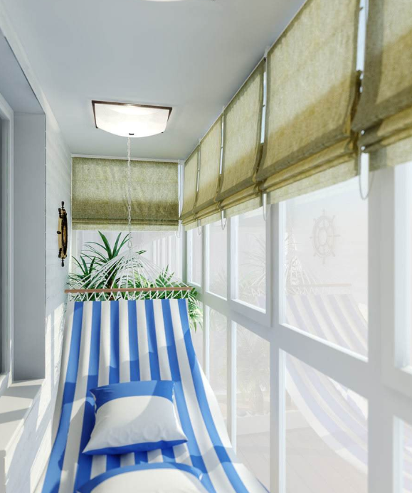 130平方三居室地中海客厅阳台窗装修效果图