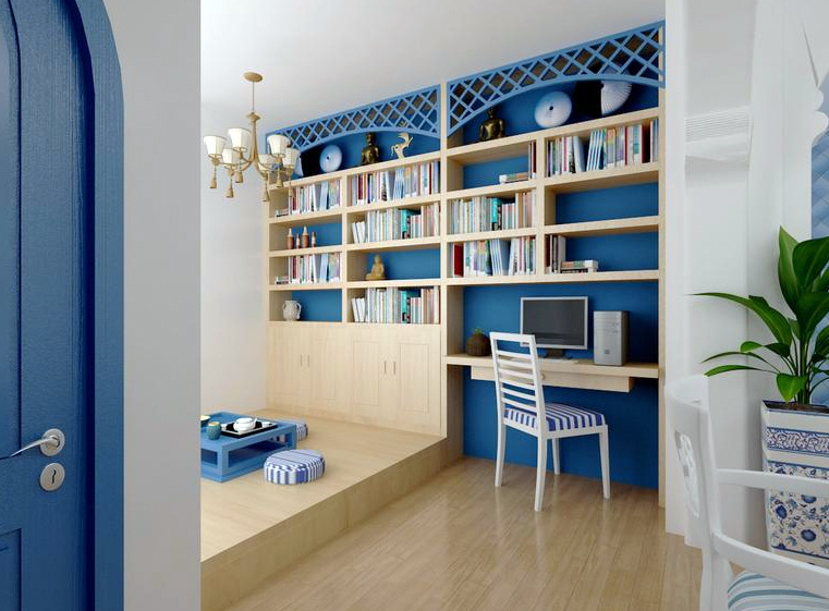 小户型地中海风情书房装修效果图