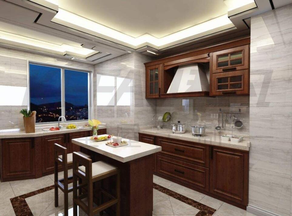 169平米大户型现代风格厨房岛台橱柜装修效果图