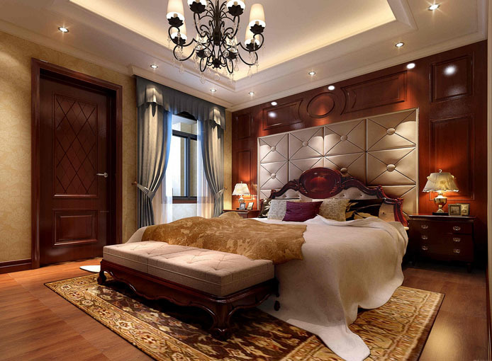 古典欧式风格大户型精致典雅室内卧室装修效果图