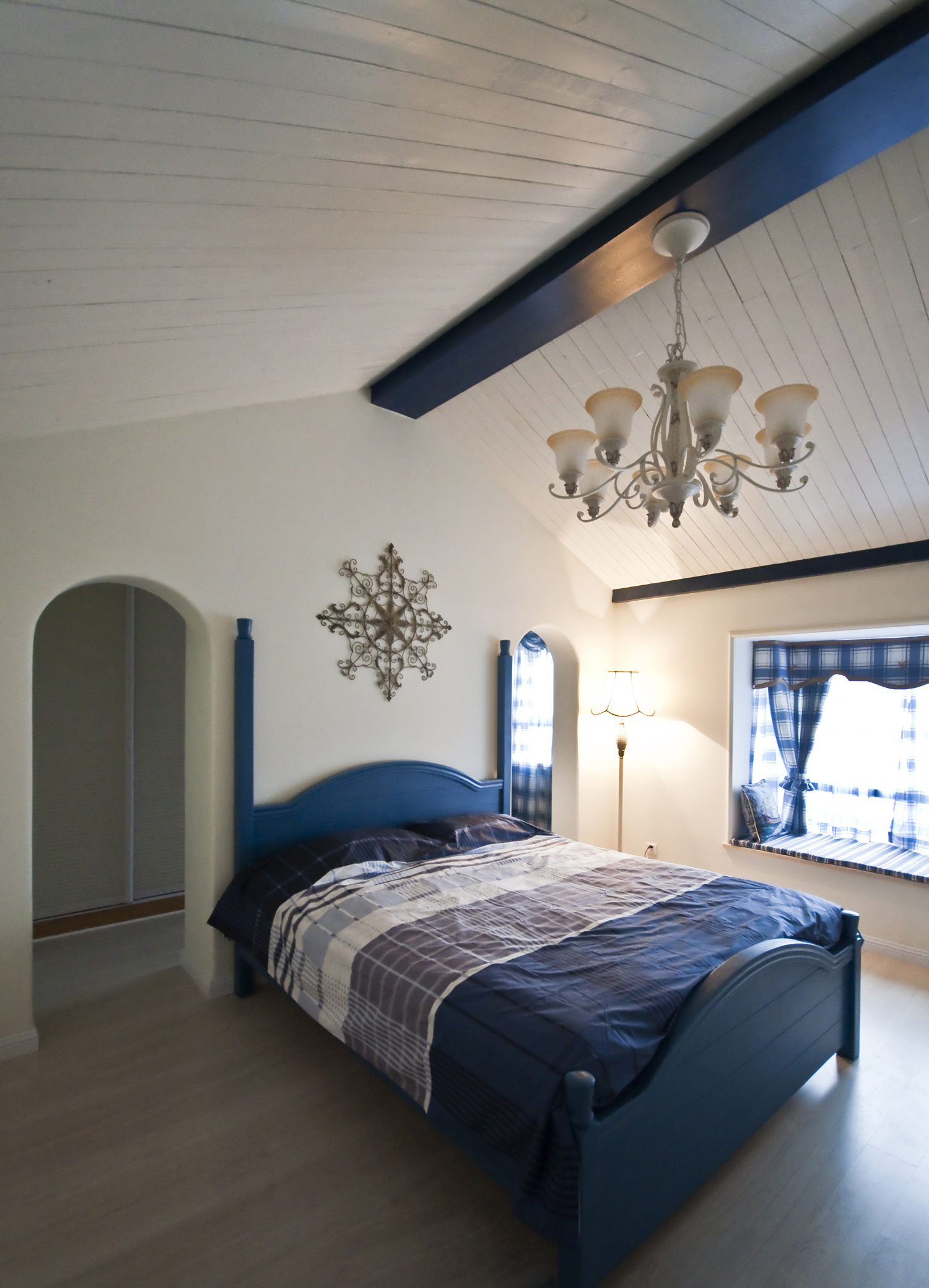 250平米别墅地中海卧室油漆装修效果图