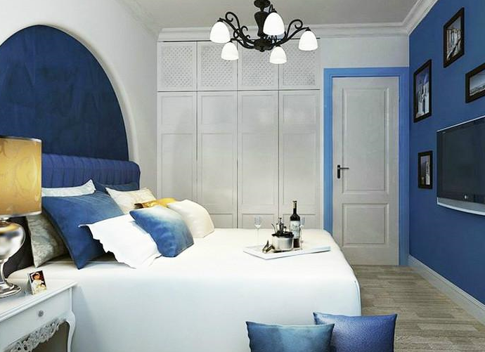 30平米地中海风格公寓卧室装修效果图