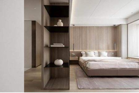 160平米别墅小美式风格卧室地毯装修效果图