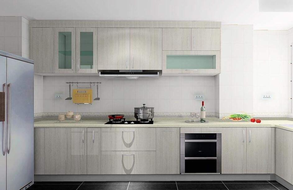 110平现代风格厨房烤漆柜门最新款式图片