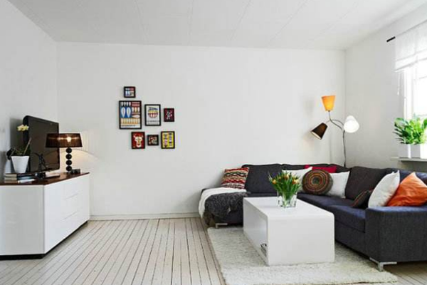 160平米别墅简欧式风格白色地板装修效果图