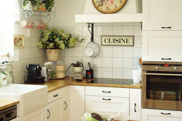 欧式田园风格两居室厨房装修效果图