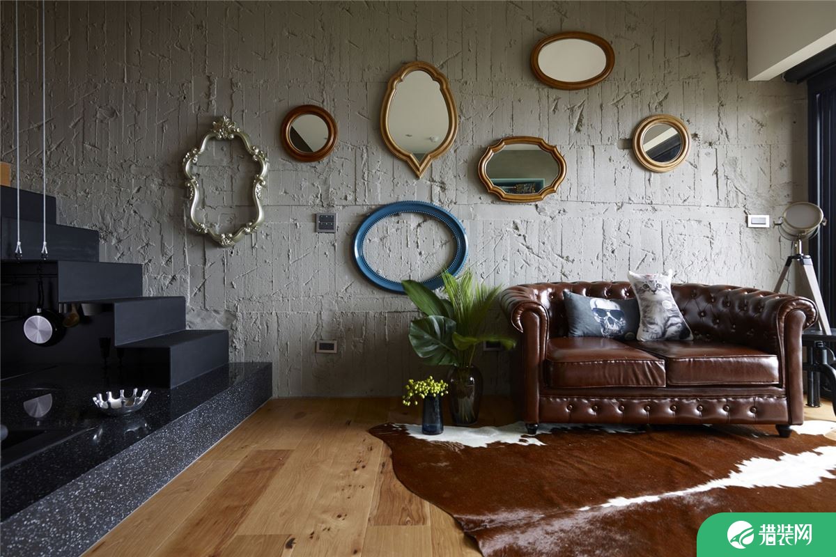 现代风格沙发背景墙效果图