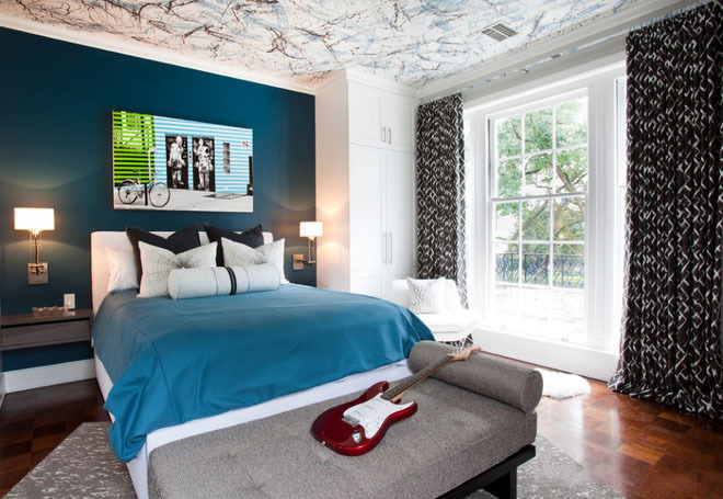 地中海风格大户型室内卧室飘窗装修效果图