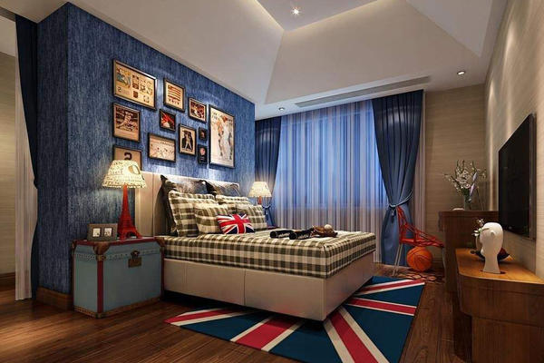 地中海风格卧室装修效果图,地中海风格开放式卧室装修效果图大全