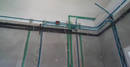 水管与电线安装