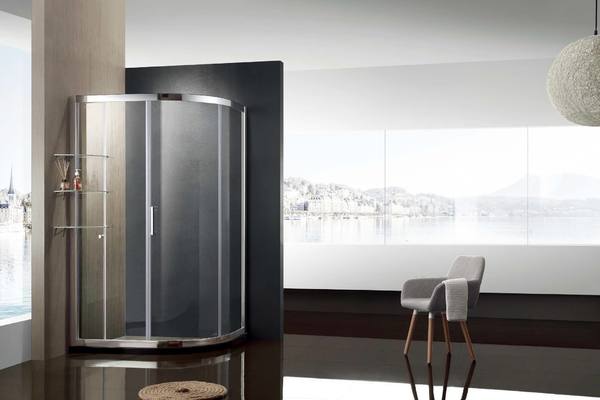 12平米卫生间现代风格淋浴房隔断装修效果图