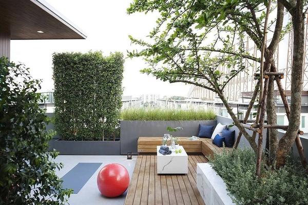 300平现代简约风格下跃层花园装修效果图