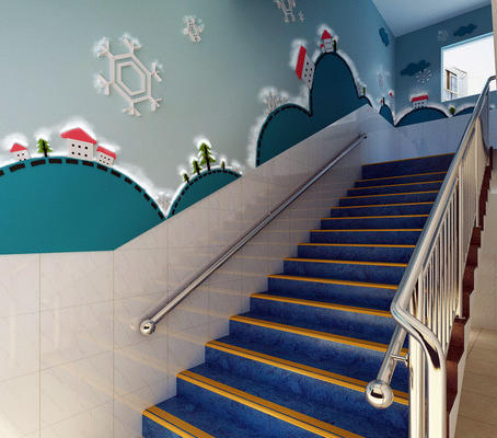 地中海风格别墅楼梯装修效果图