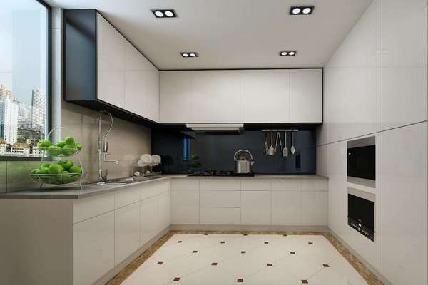 120平米简约欧式风格厨房卫生间地砖装修效果图