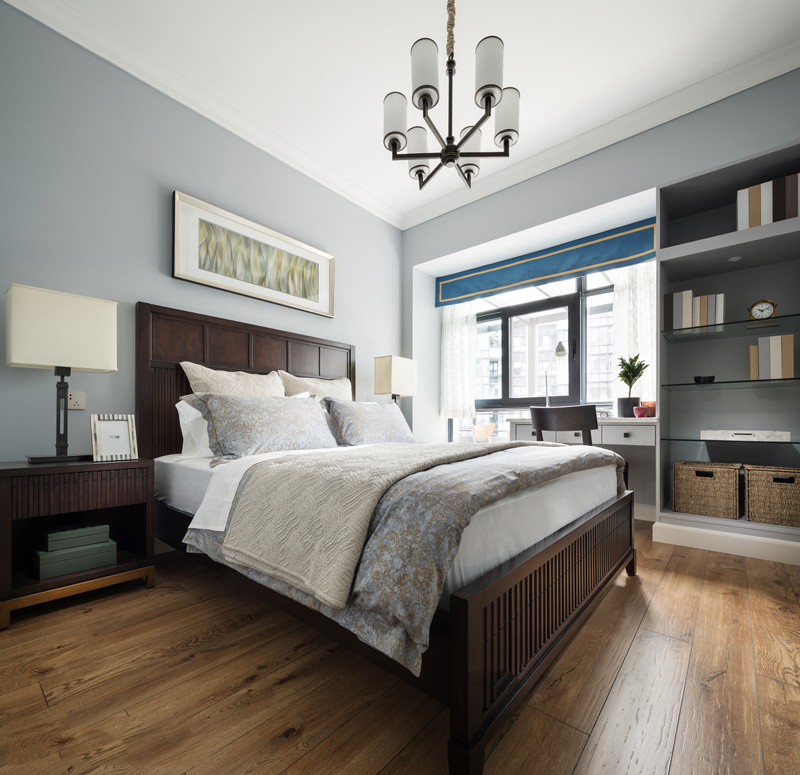 美式风格古典精致卧室装修效果图