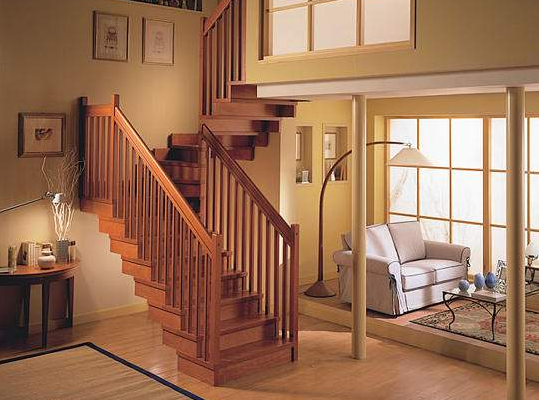 精美的现代大户型室内楼梯装修效果图