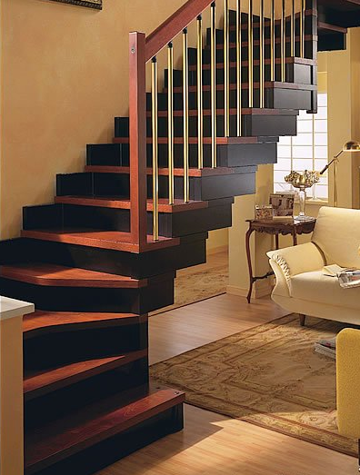 时尚的现代110平米室内楼梯装修效果图
