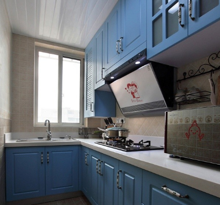 30平米地中海风格厨房装修效果图