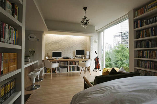 46平米田园风格温馨公寓设计装修效果图