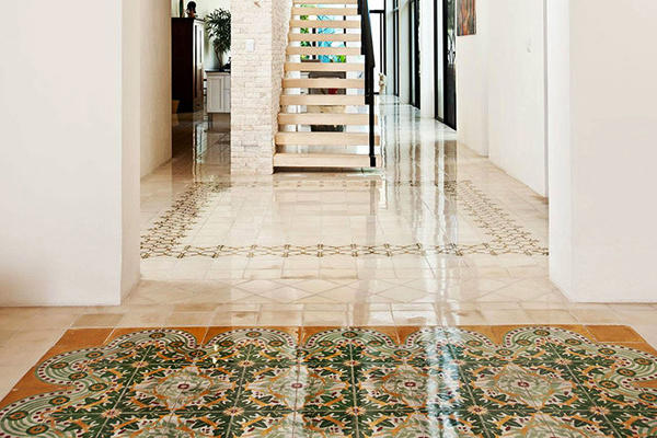 300平米清新地中海风格别墅室内装修效果图案例