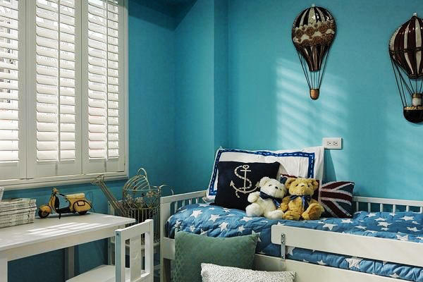 地中海风格三居室儿童房装修设计效果图