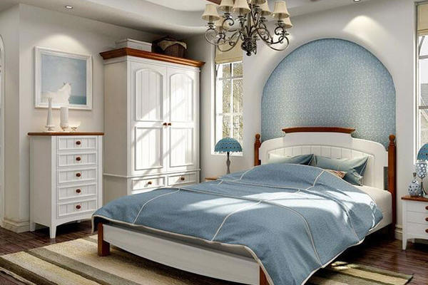 大户型地中海风格卧室装修效果图实例